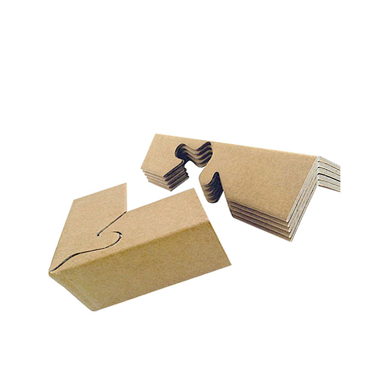 Paper Corner Protector With Lock, L-Shaped Corner Protector Buckle, Bent Corner Protector Strip, Carton Corner Protector, Plum Blossom Buckle, Kraft Paper Packaging Corner Protector